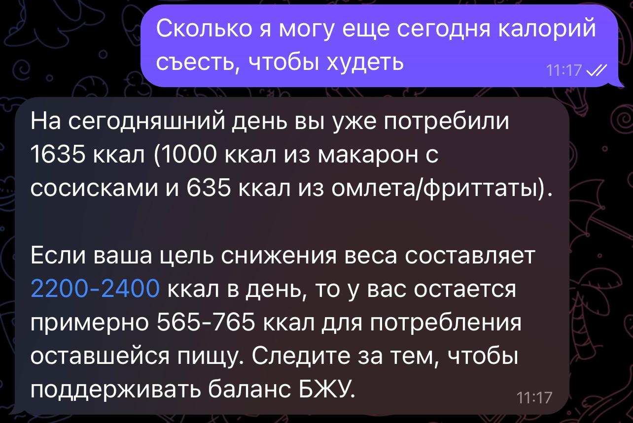 Дневник питания и прогресс